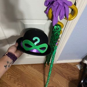 The riddler costume accessories